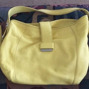 Leather shoulder bag